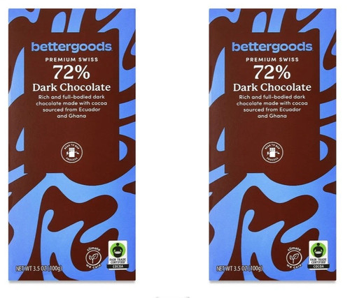 Bettergoods premium swiss - bettergoods, 72%