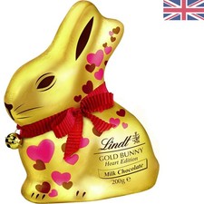 Gold Bunny Hearts 200g