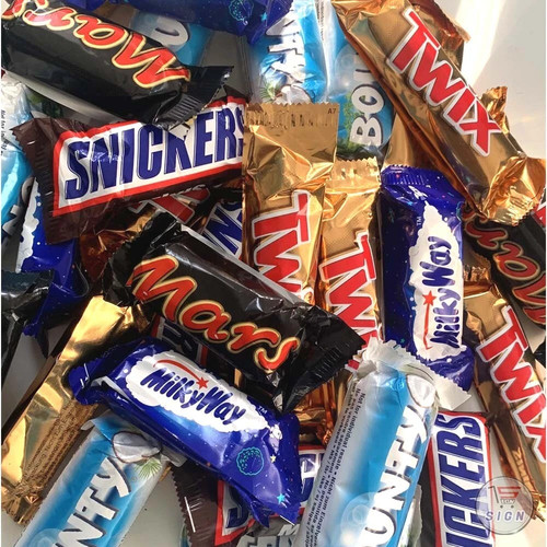 Mixed snickers mars twix - snickers,, mars,