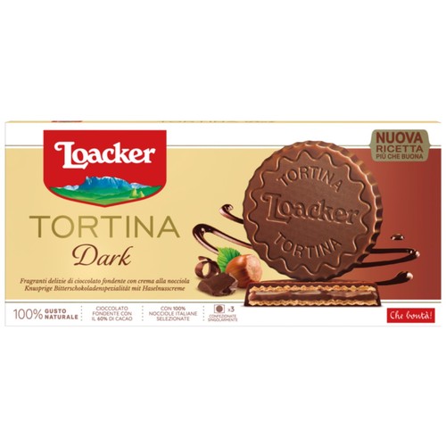 Loacker tortina dark - tortina, 3