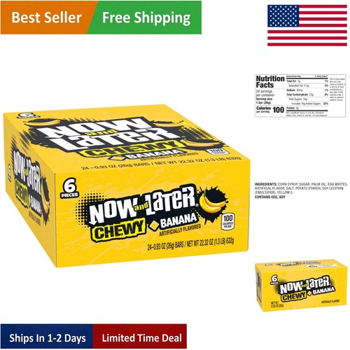 Delicious banana chewy candy - delicious,